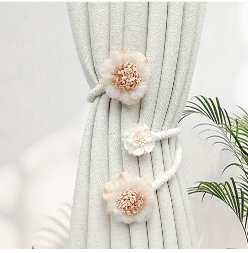 🌸✨Creative Twisted Flower Curtain Tieback