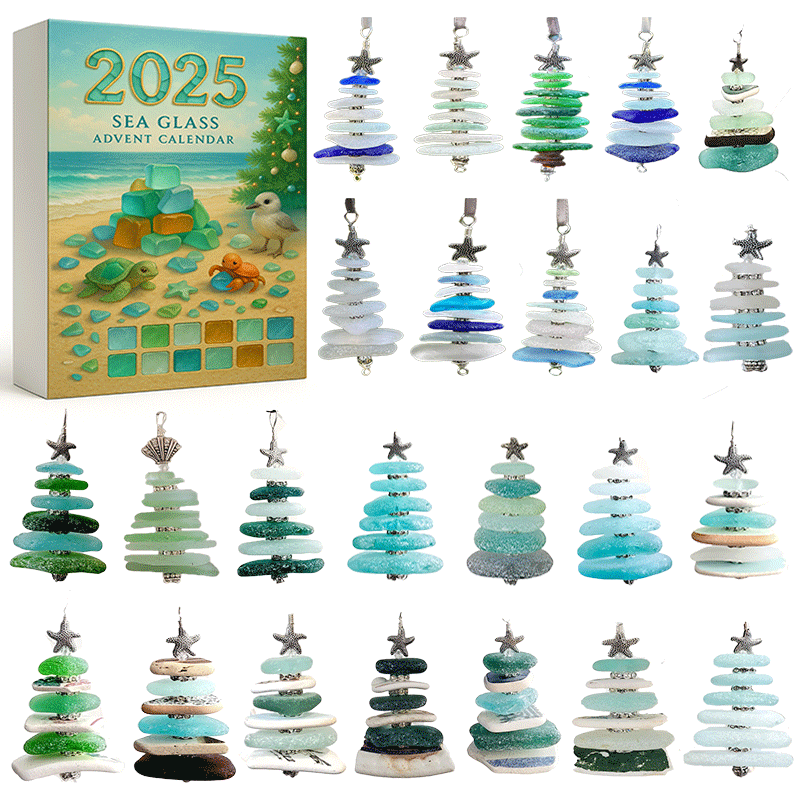 49% OFF🔥Sea Glass Christmas Tree Advent Calendar