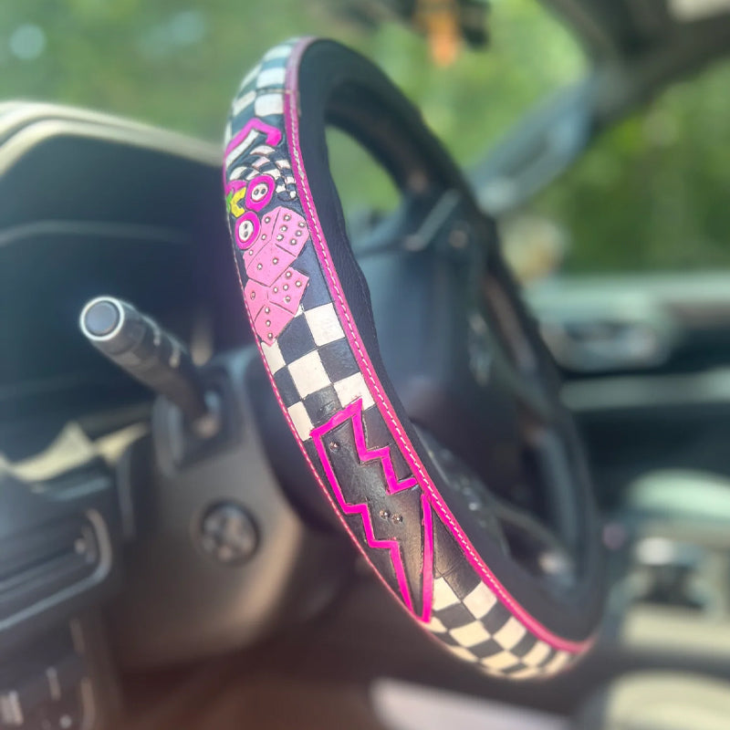 🤠 Western Cowboy Steering Wheel Cover – Ride in Style!