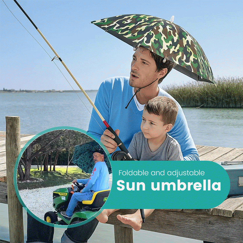 🔥Hands-Free Wearable Sun & Rain Umbrella Hat