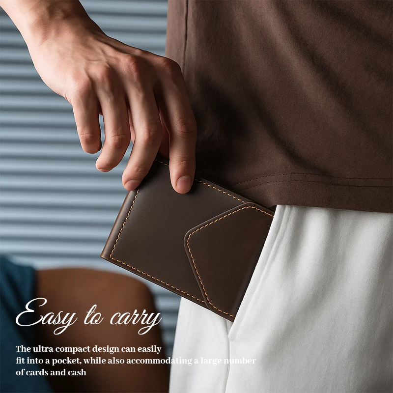 💰Oldis One: Minimalist Vertical Wallet💰-Handmade