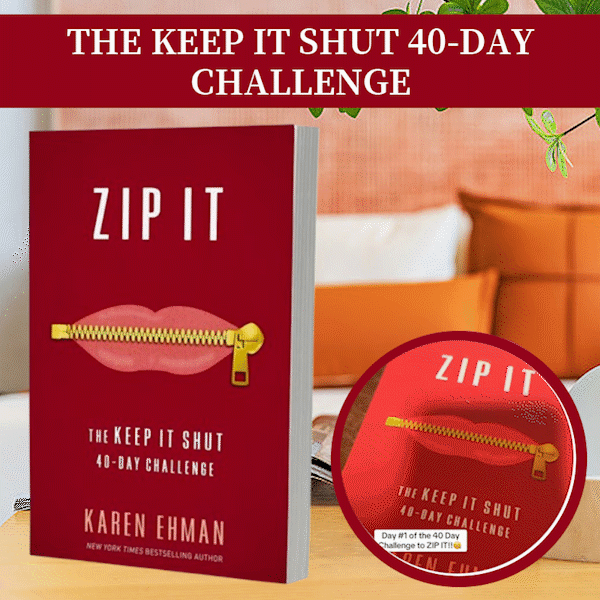 🔥🙏Zip It: The Keep It Shut 40-Day Challenge