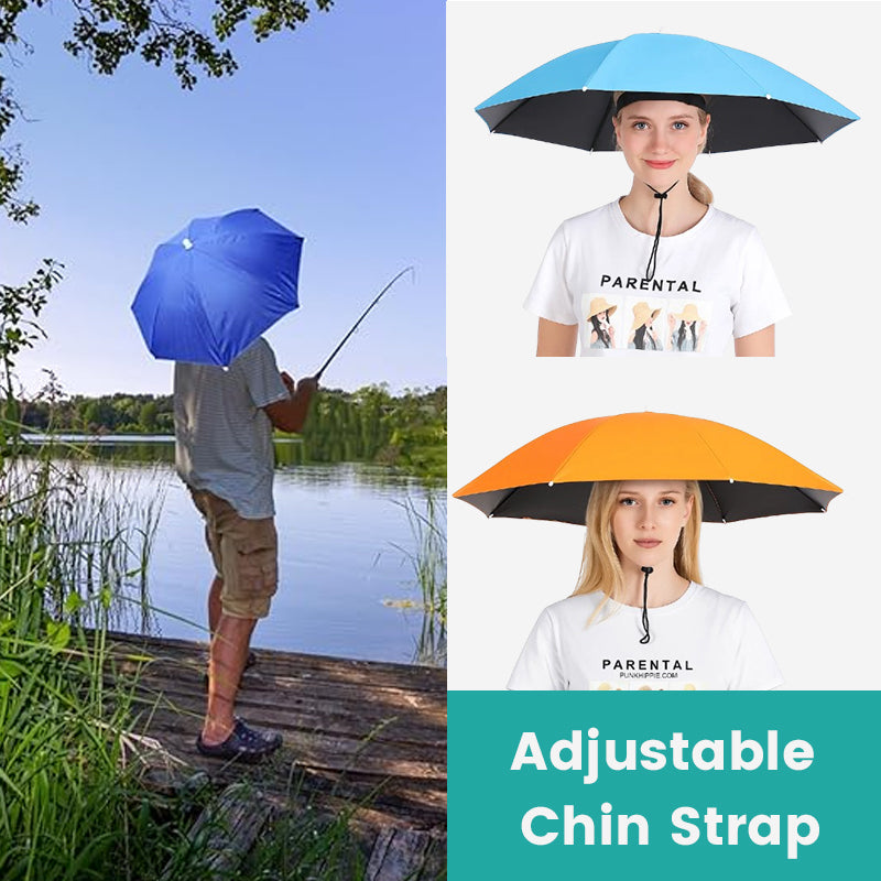 🔥Hands-Free Wearable Sun & Rain Umbrella Hat
