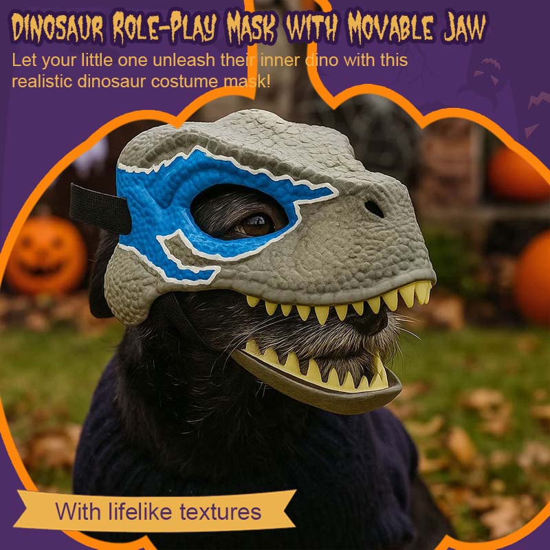 🔥Dino Role-Play Mask with Moving Jaw