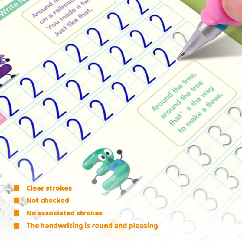 🔥Reusable Kids Handwriting Workbook Set