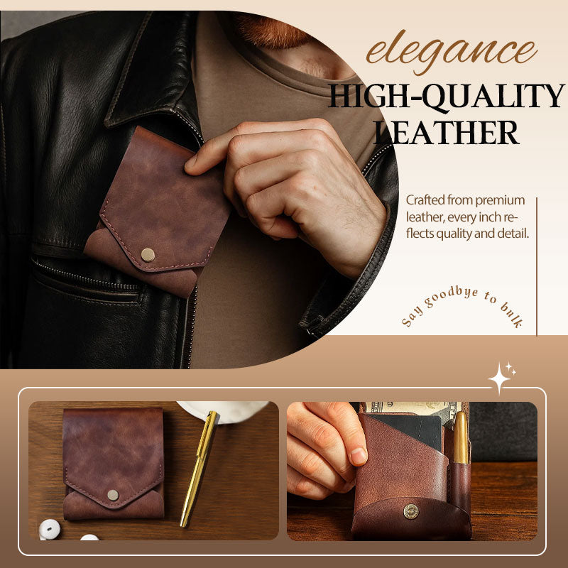🔥 Unisex Handmade Leather Wallet