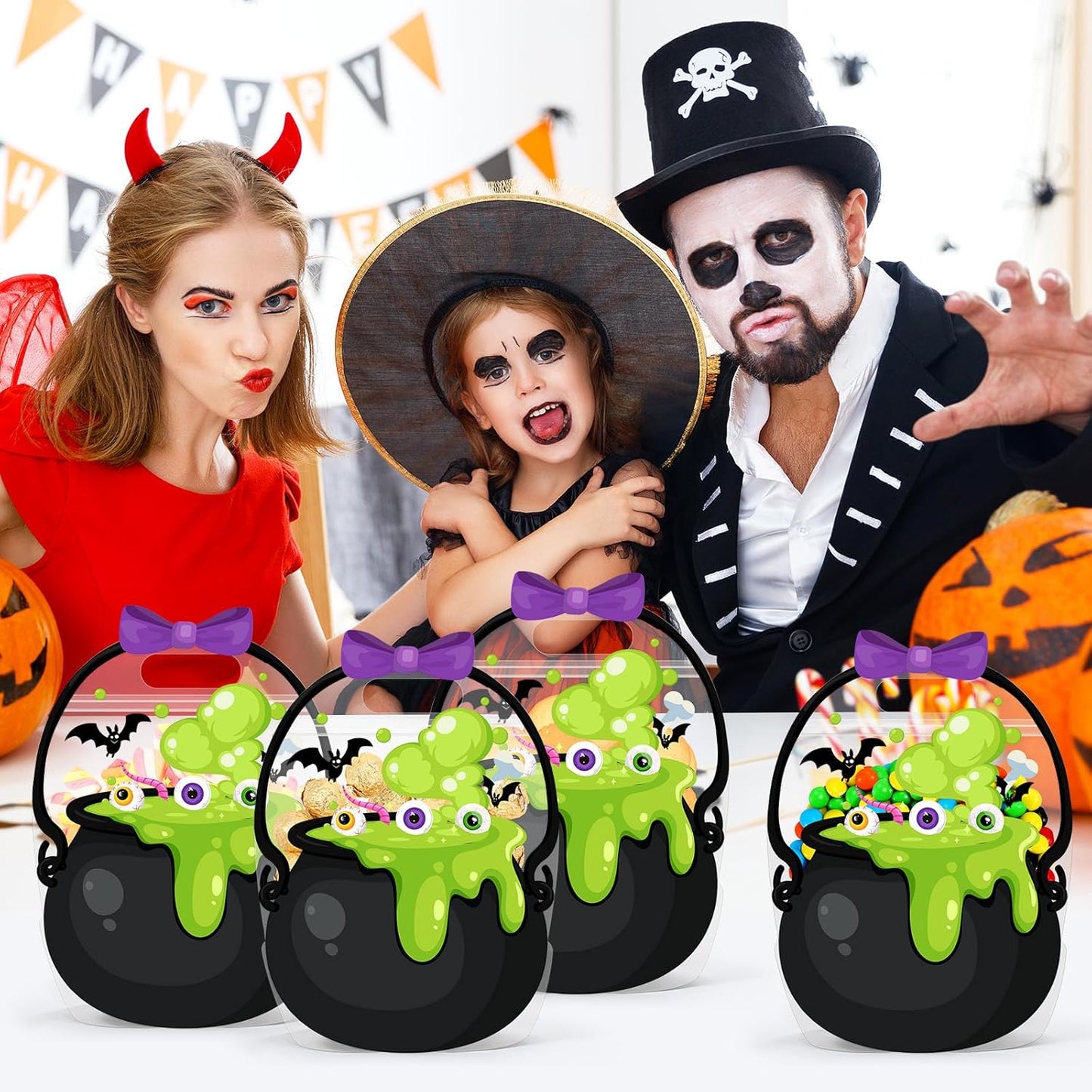 🏆Flash Sale⚡ 50K+ SOLD! 👻Original Zipper Halloween Favor Bags
