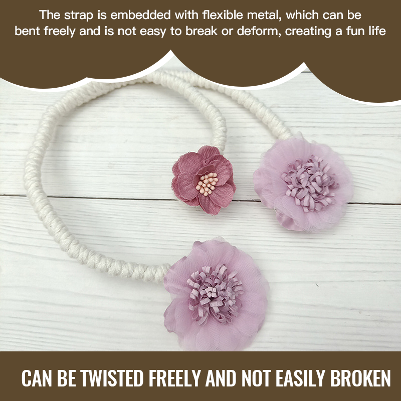 🌸✨Creative Twisted Flower Curtain Tieback