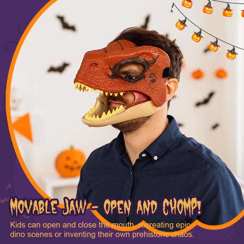 🔥Dino Role-Play Mask with Moving Jaw