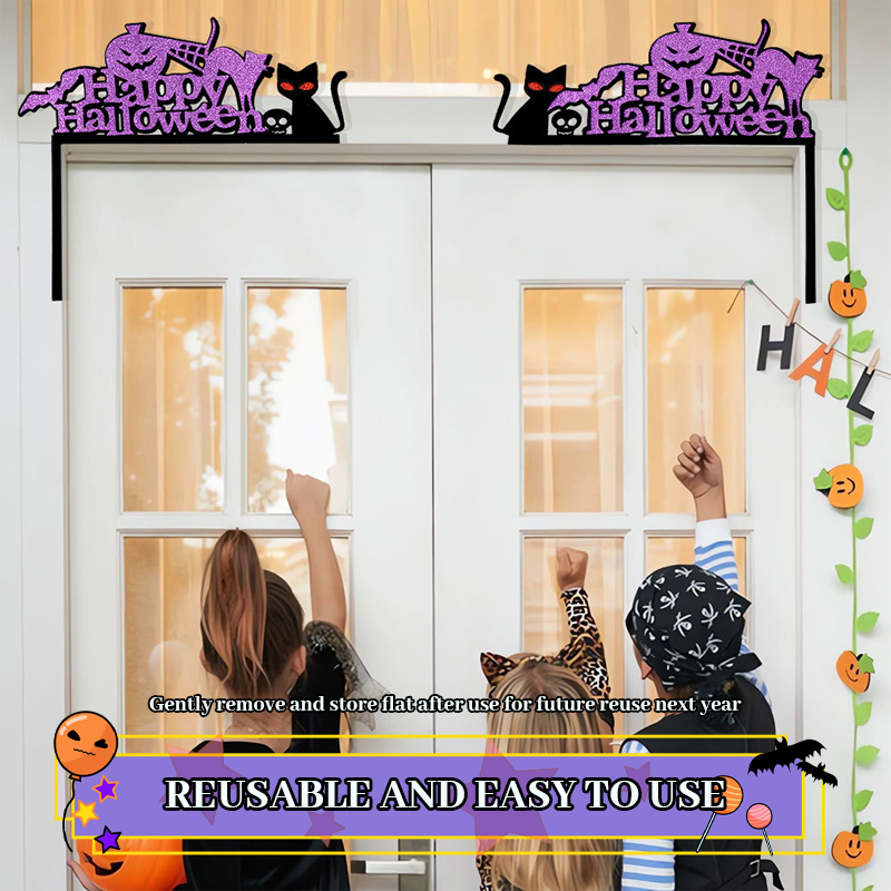 🔥🕷️ Halloween Door Frame Decorations