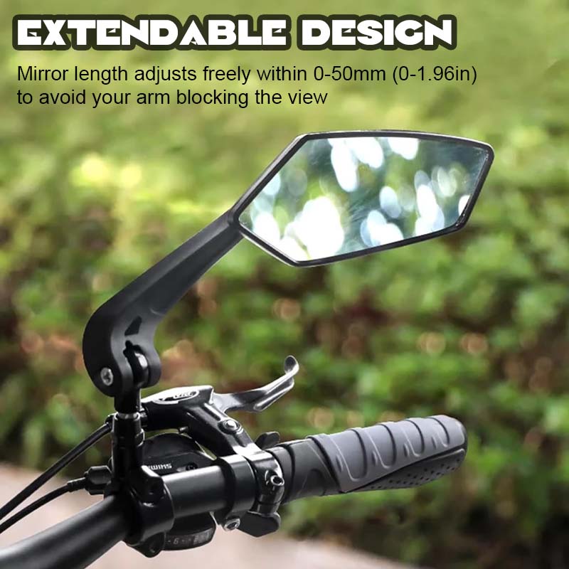 🚴♂️360° Bike Mirror – Anti-Glare Wide View