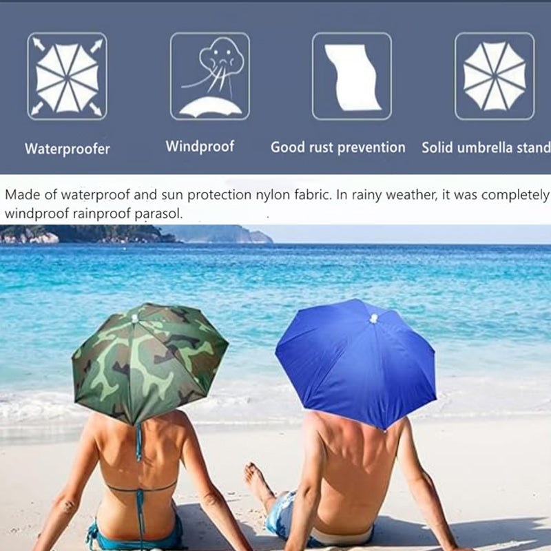 🔥Hands-Free Wearable Sun & Rain Umbrella Hat