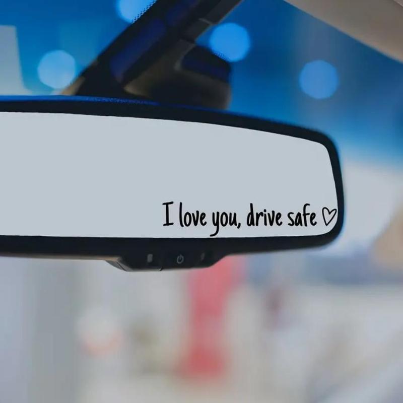2PCS Car Rearview Mirror Sticker