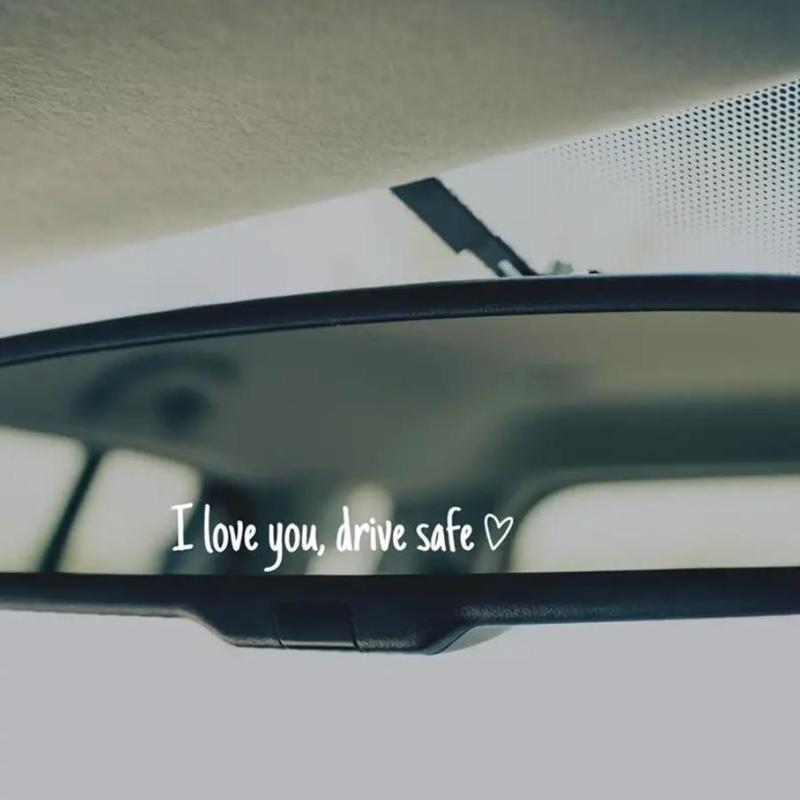 2PCS Car Rearview Mirror Sticker