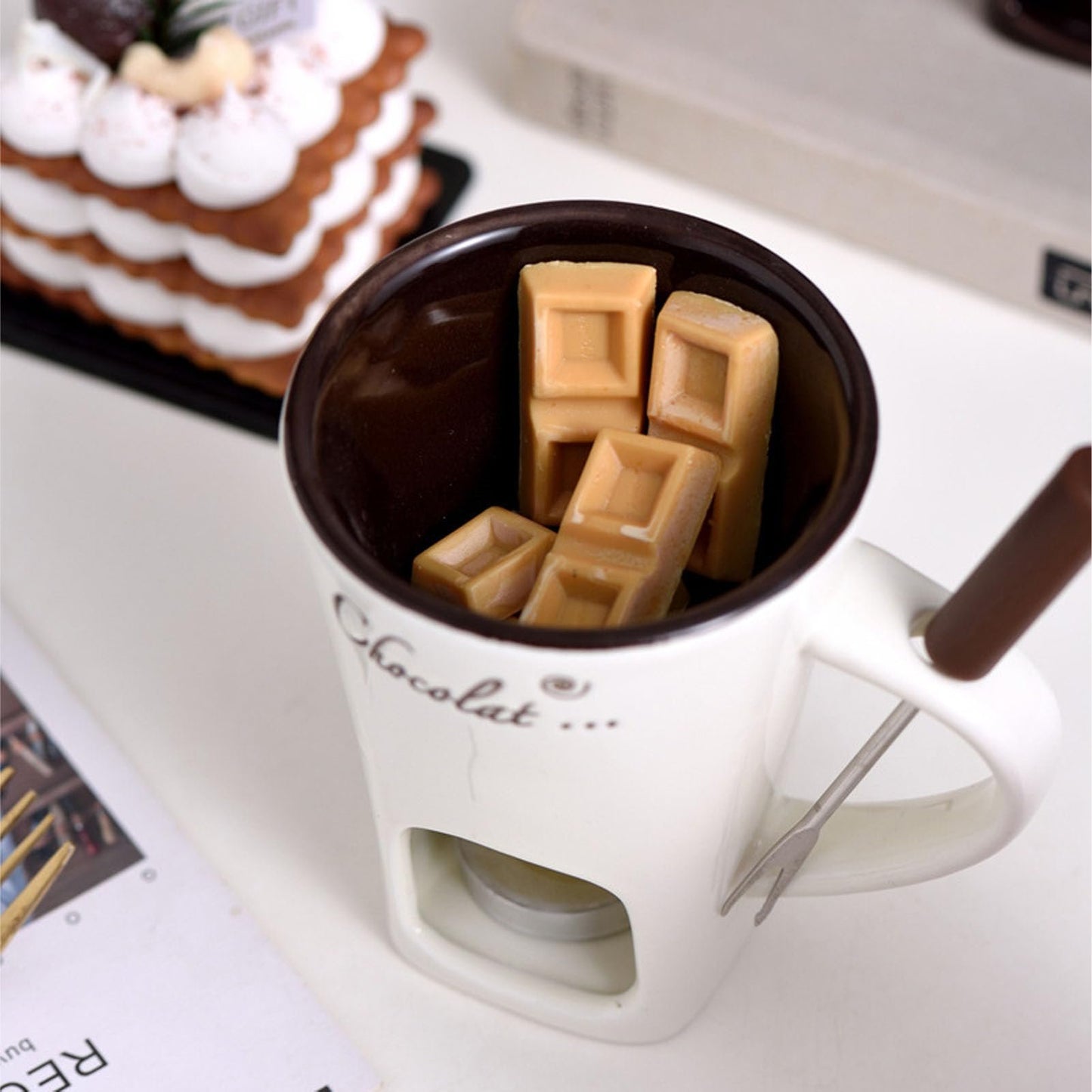 🔥LAST DAY SALE 49% OFF✨Chocolate Fondue Mug Set