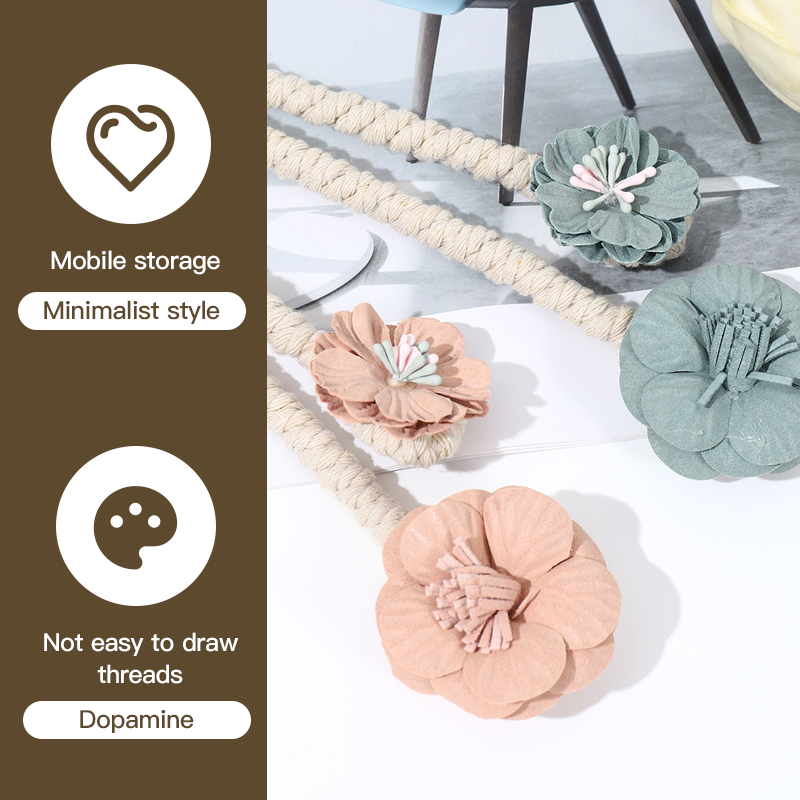 🌸✨Creative Twisted Flower Curtain Tieback