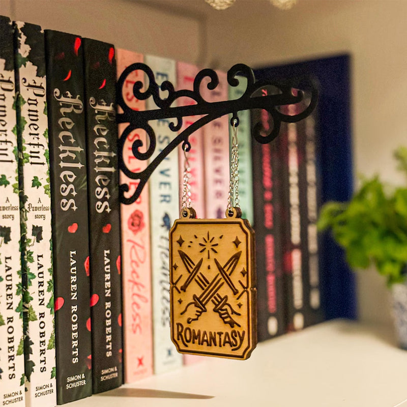 📚 Book Nook Tavern Signs – Hanging Genre Labels