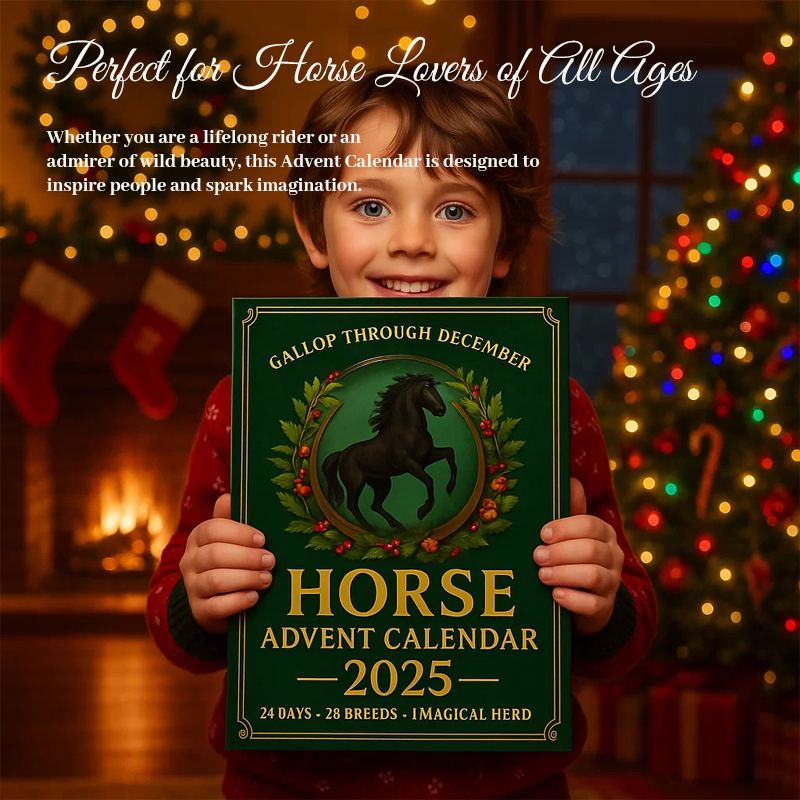 🐎Horse Advent Calendar 2025🎄✨ - 3D Handmade Horse Doll(24Pcs)