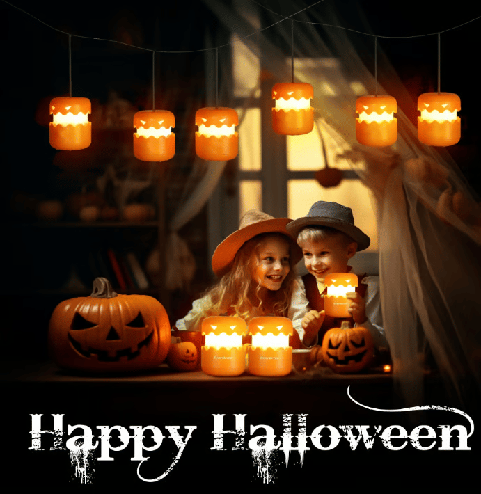 🏆Limited Sale⚡Almost Gone💥🎃 Halloween Pumpkin Camping Lantern