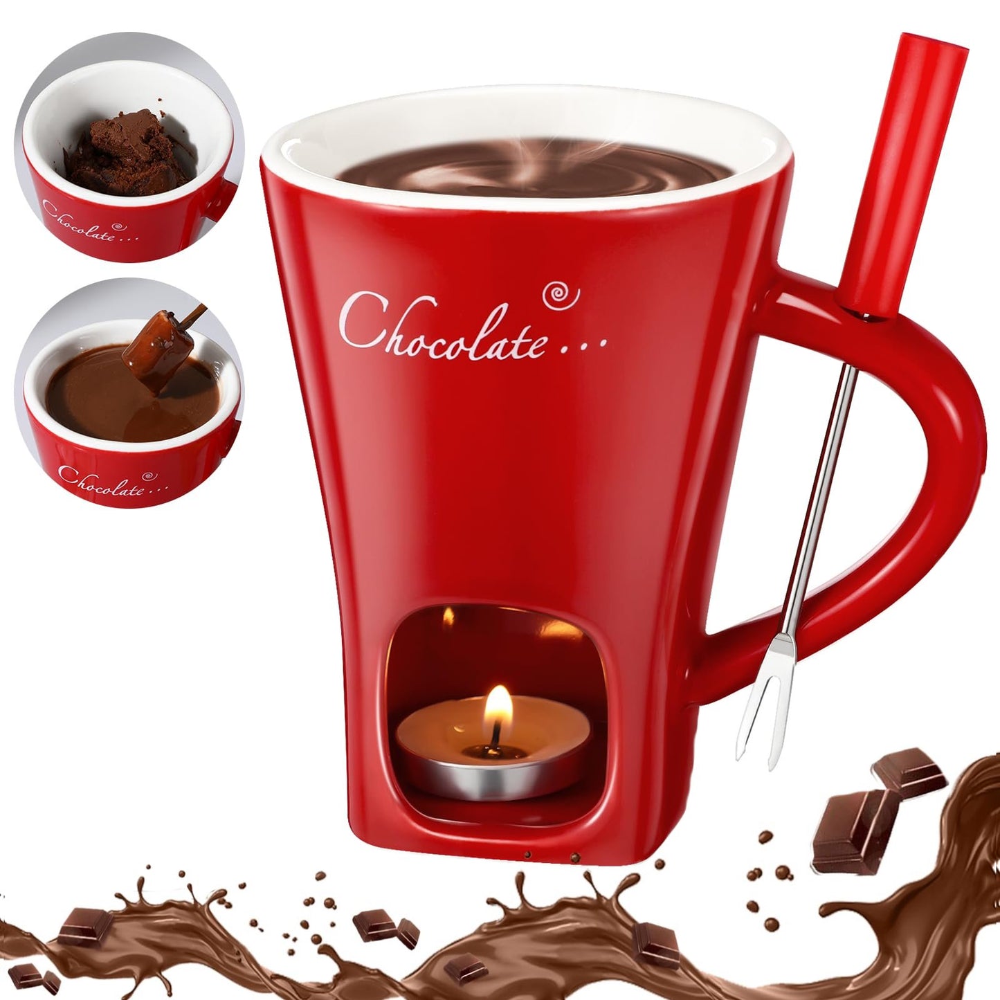 🔥LAST DAY SALE 49% OFF✨Chocolate Fondue Mug Set