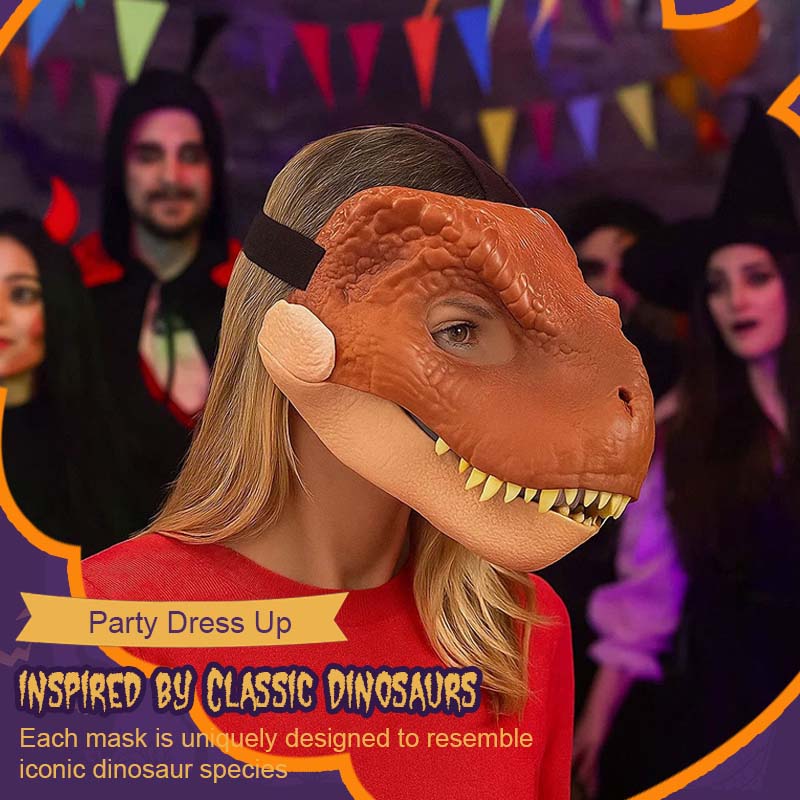 🔥Dino Role-Play Mask with Moving Jaw