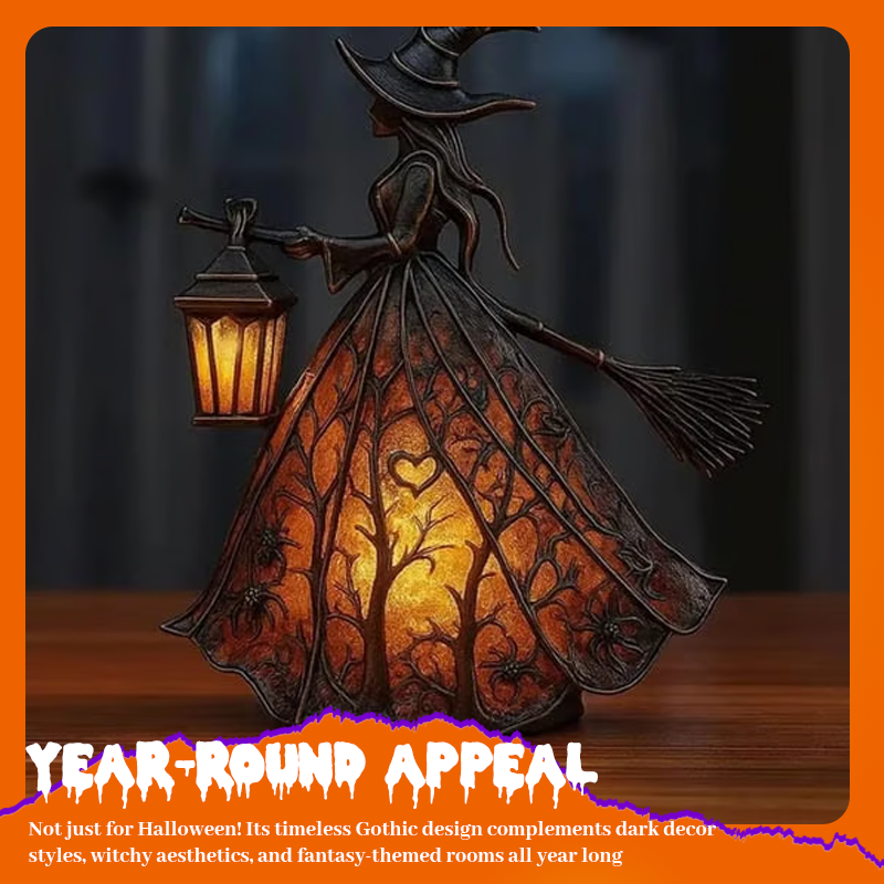 Halloween Witch Lamp 🔥 Spooky LED Decoration