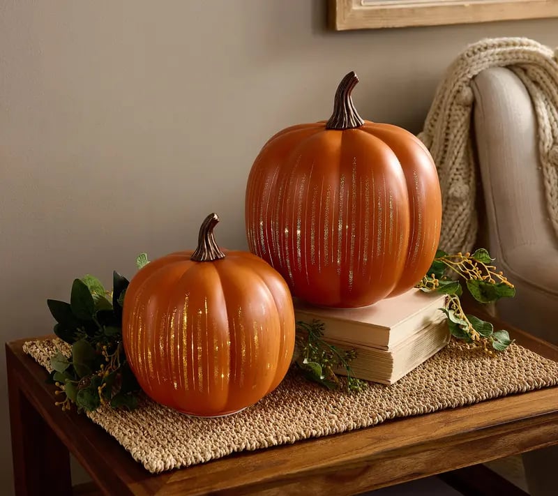 🔥Summer Hot Sale 49% OFF👍🏻 Valerie Glowing Starry Night Pumpkin