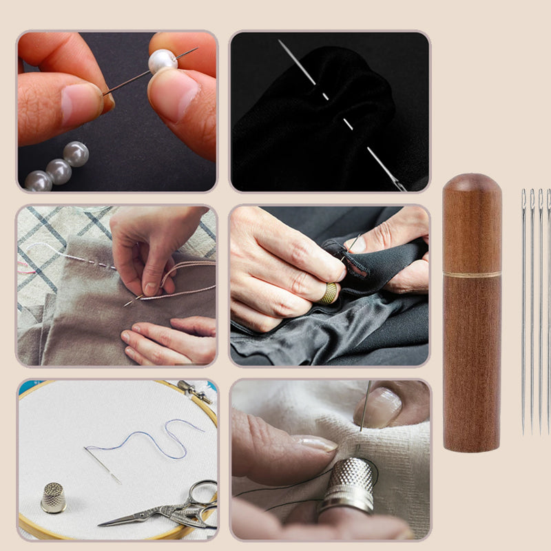 🔥EasyThread Self-Threading Sewing Needles