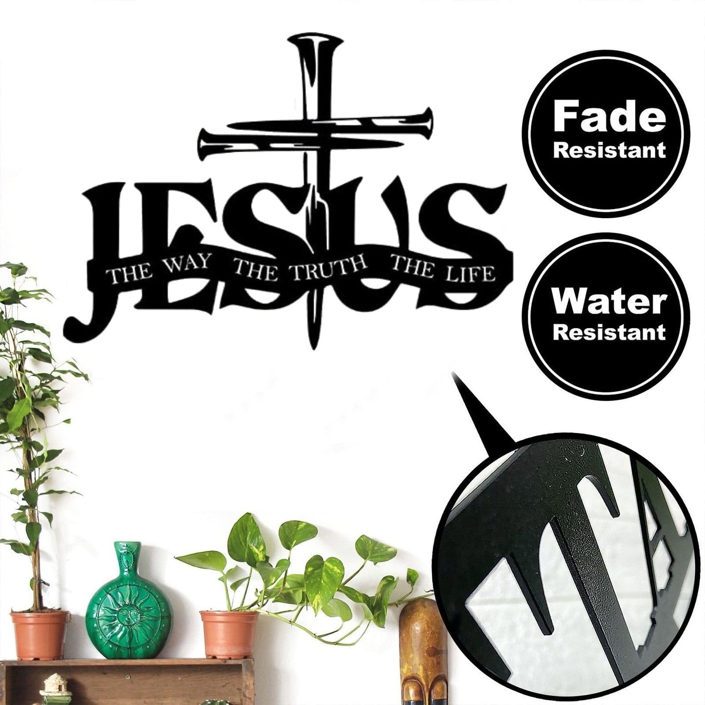 🔥Jesus & Cross Design Wall Art ⌛Limited Handmade Series