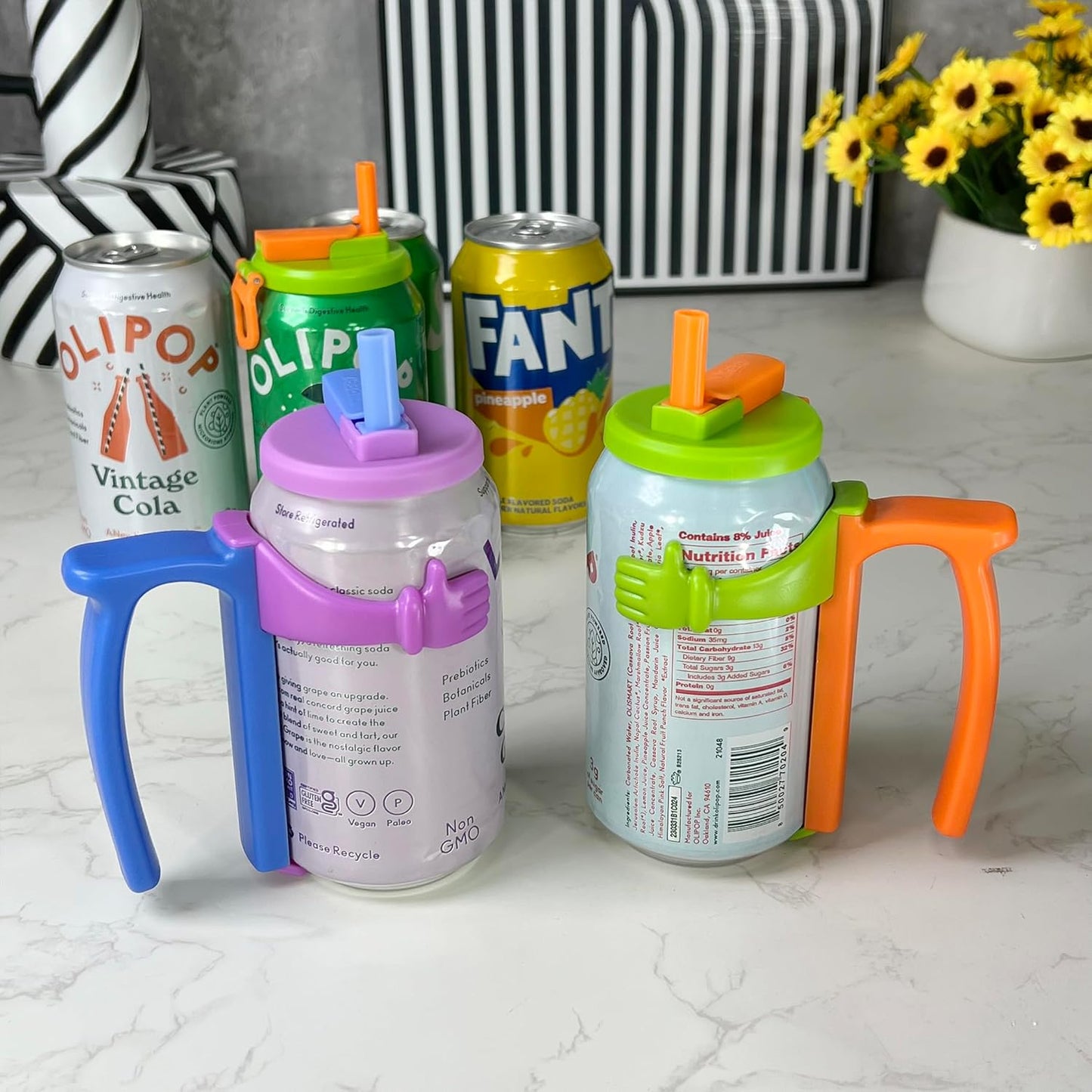 Soda Can Lids and Holders for 12oz Cans