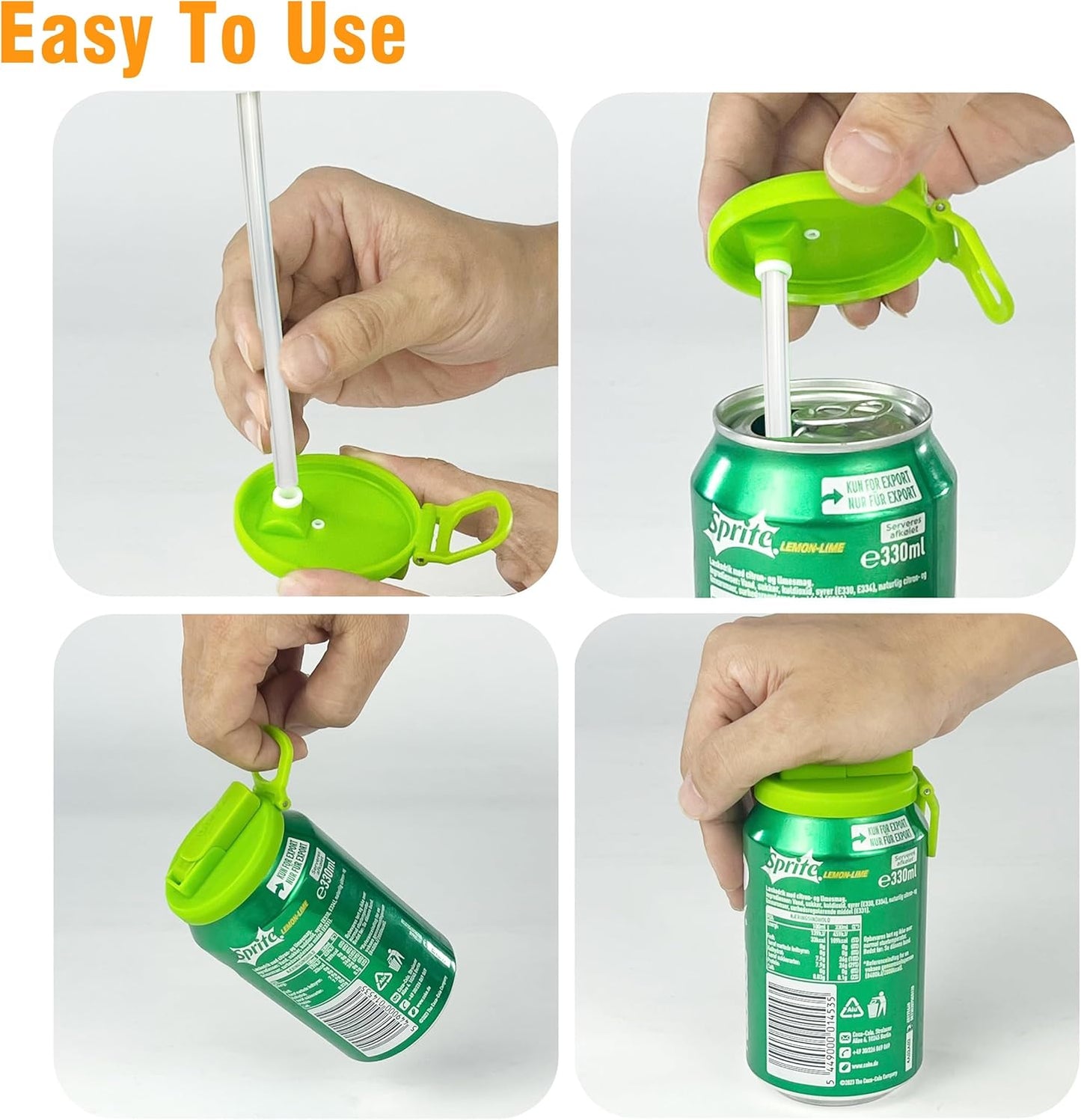 Soda Can Lids and Holders for 12oz Cans