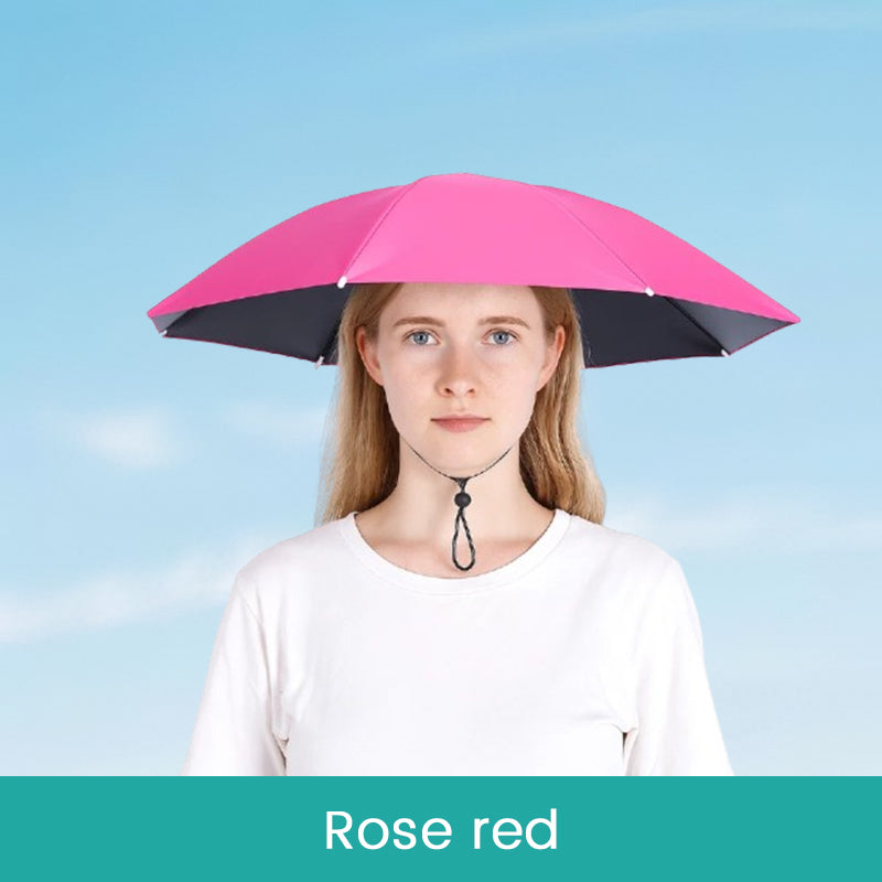 🔥Hands-Free Wearable Sun & Rain Umbrella Hat