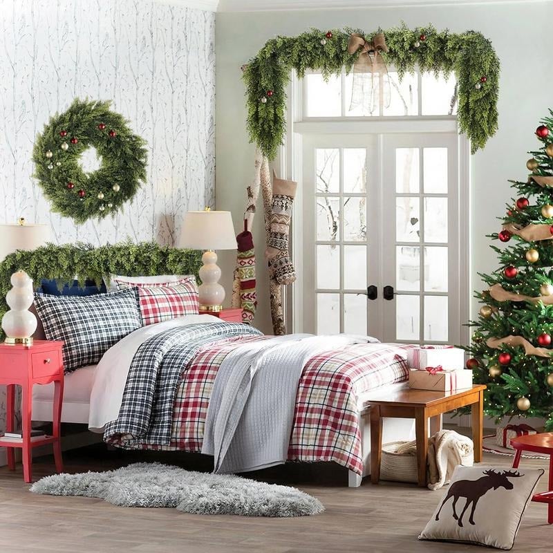 🎄6 FT Artificial Cedar Garland