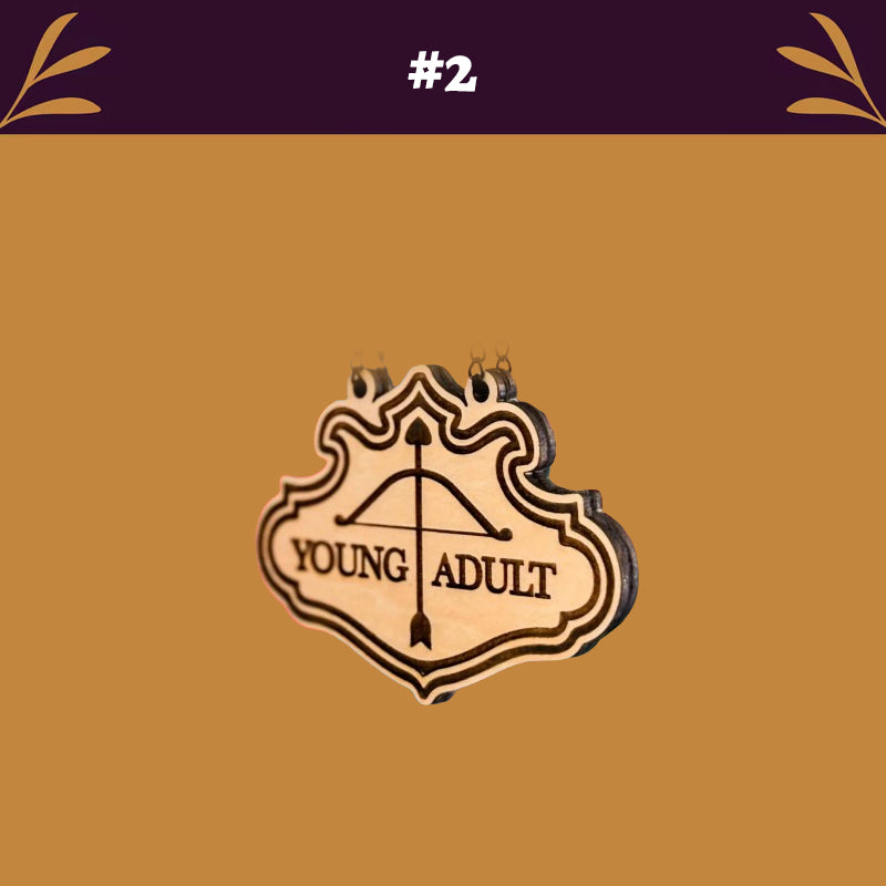 📚 Book Nook Tavern Signs – Hanging Genre Labels