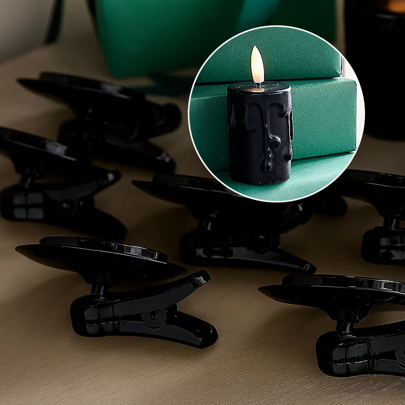🔥LED Cone-Shaped Festival Clip Candle
