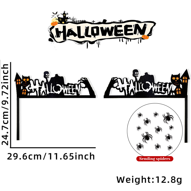 🔥🕷️ Halloween Door Frame Decorations