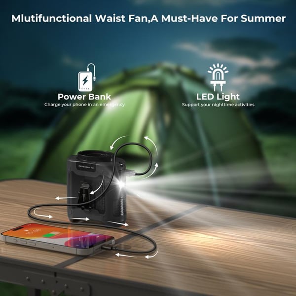 🔥Last Day 49% OFF🔥PowerCool 3-in-1 Waist Fan