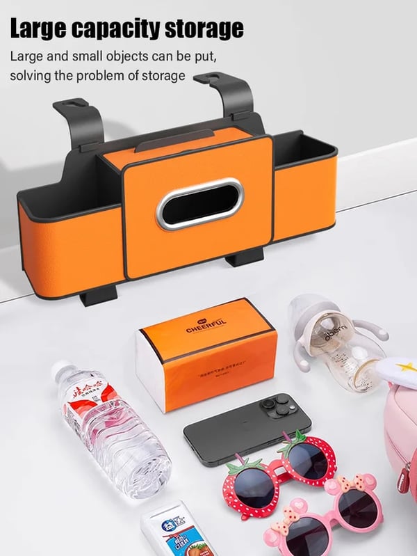 🔥Car Multi-Function Backrest Storage Box