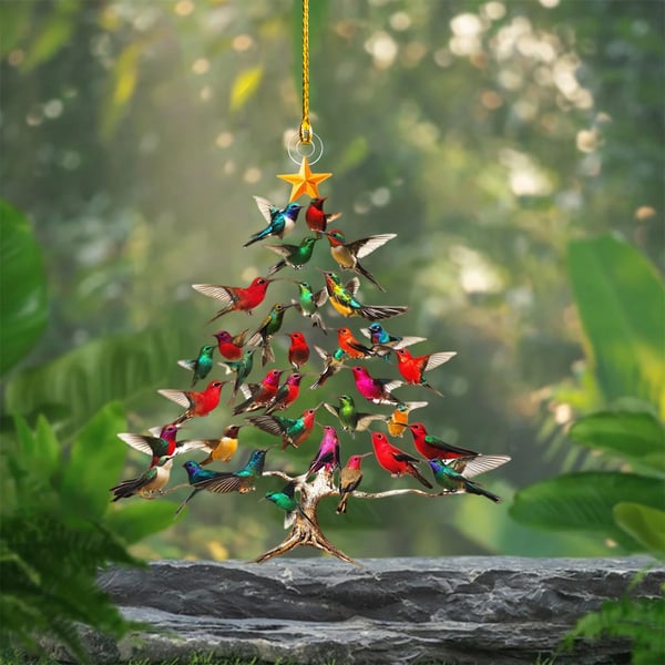 🐦🎄Hummingbird Christmas Ornament