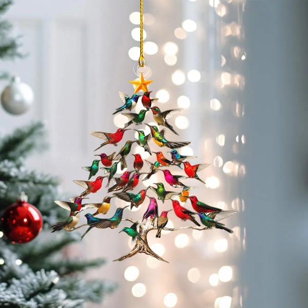 🐦🎄Hummingbird Christmas Ornament