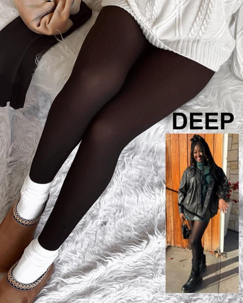 🔥LAST DAY 49% OFF👍🏻Flawless Legs Skin Toned Fleece Lined Tights