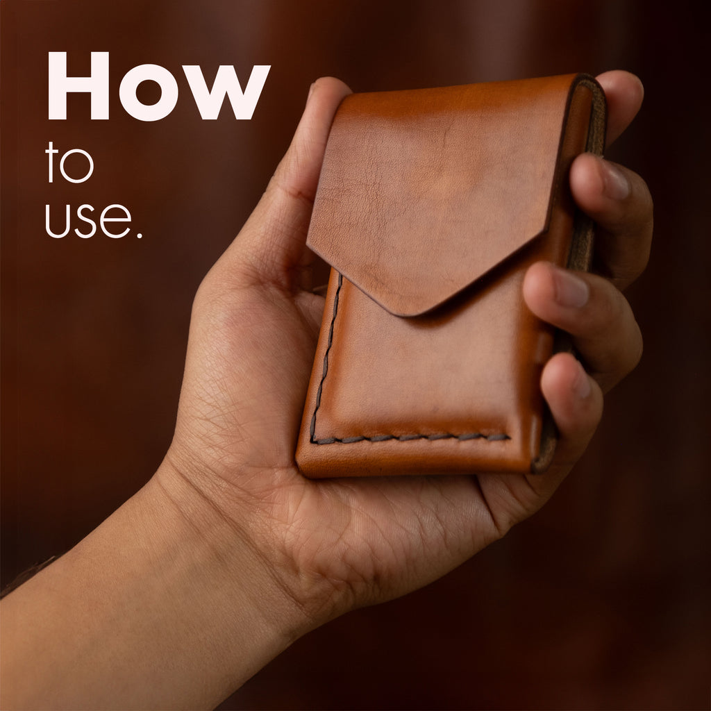 💰Oldis One: Minimalist Vertical Wallet💰-Handmade