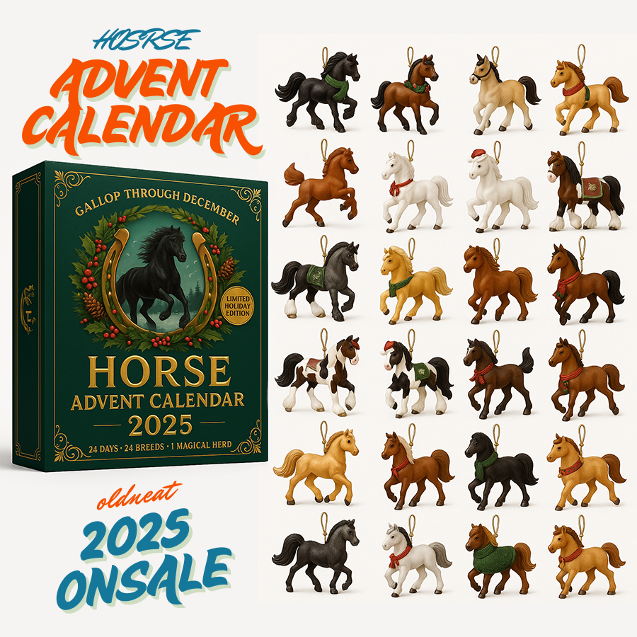 🐎Horse Advent Calendar 2025🎄✨ - 3D Handmade Horse Doll(24Pcs)