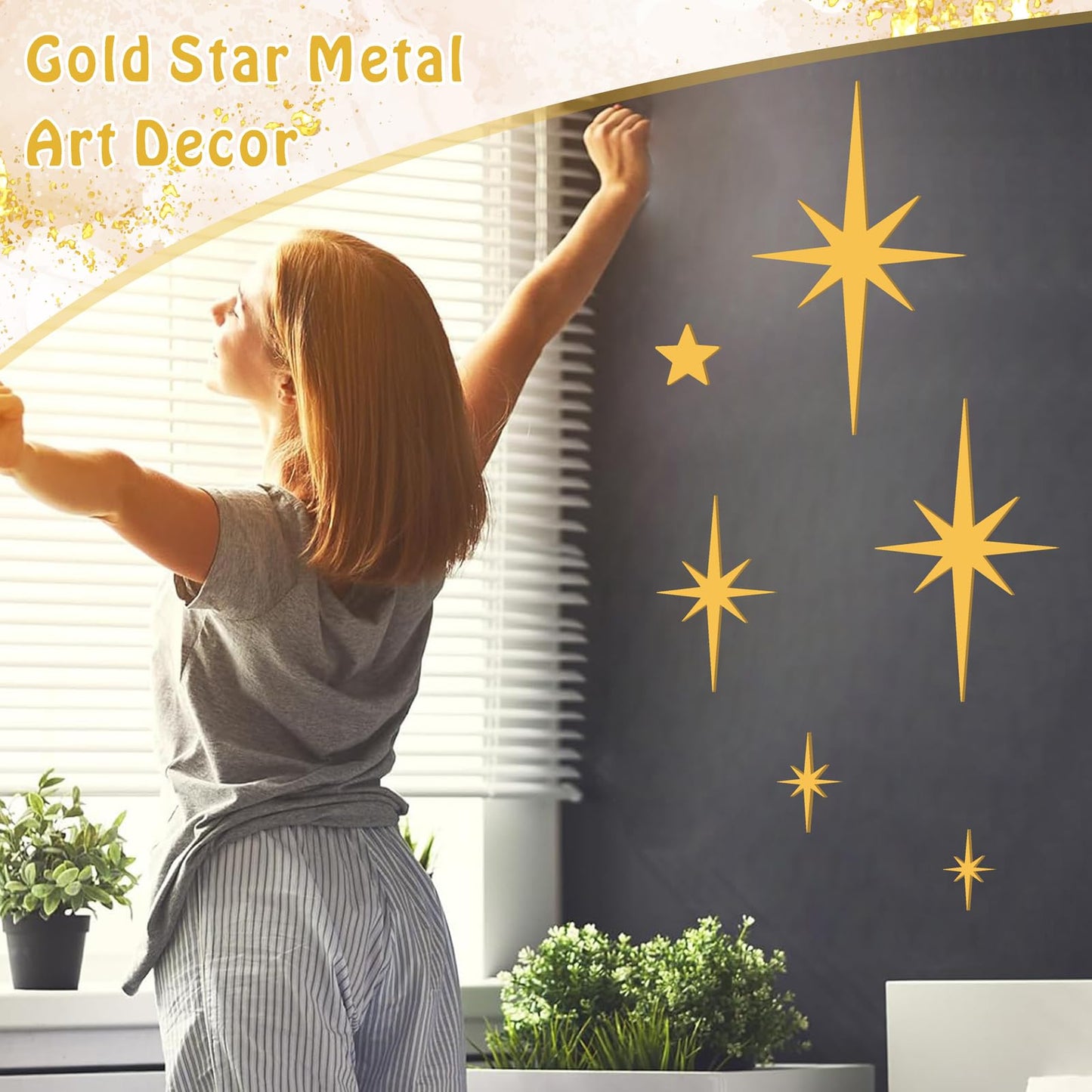 🔥Hot Sale 49% OFF✨ Mirror Star Wall Decals