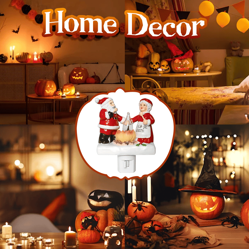 🔥🎅Santa Campfire Flickering Night Light
