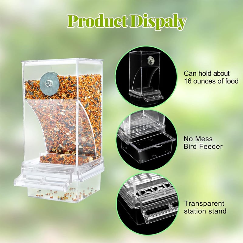 🔥Last Day 49% OFF👍🏻No Mess Automatic Bird Feeder