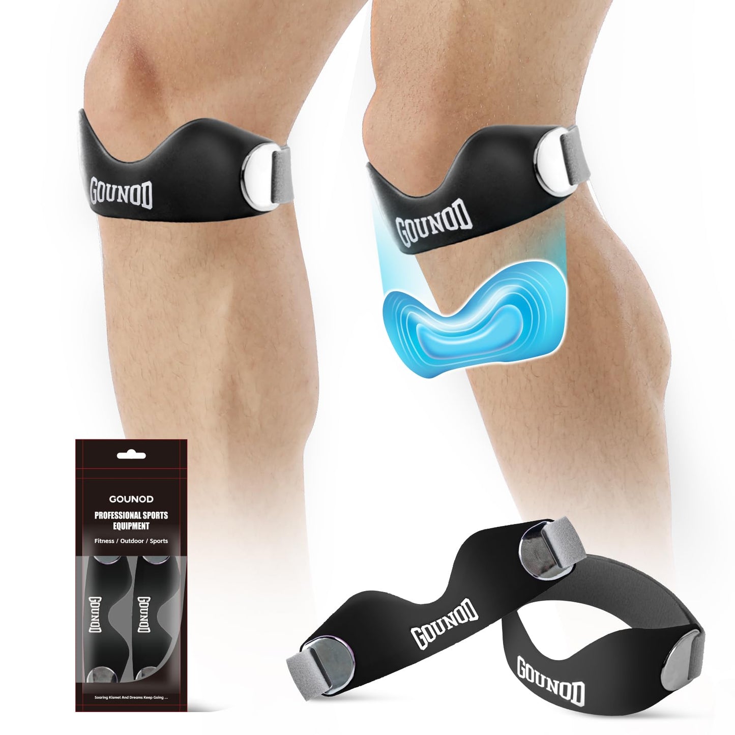πββοΈ Silicone Knee Strap β Patella Pain Relief