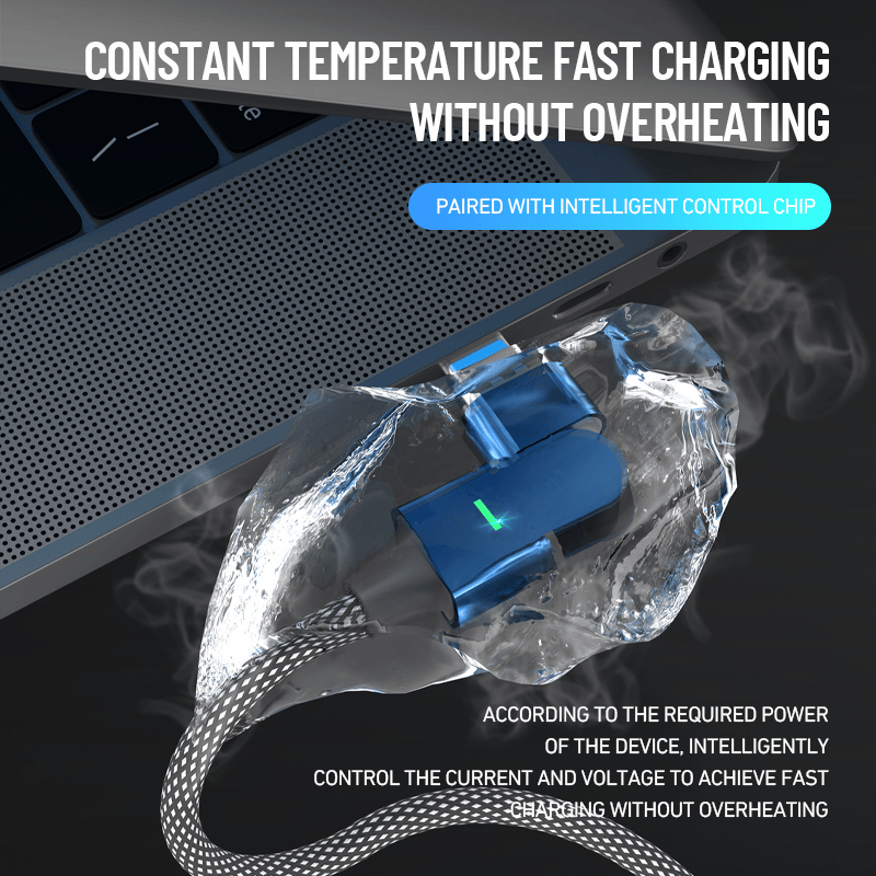 ๐ Magic Spin Cable - Fast Charging for MobilePhones and Electronics