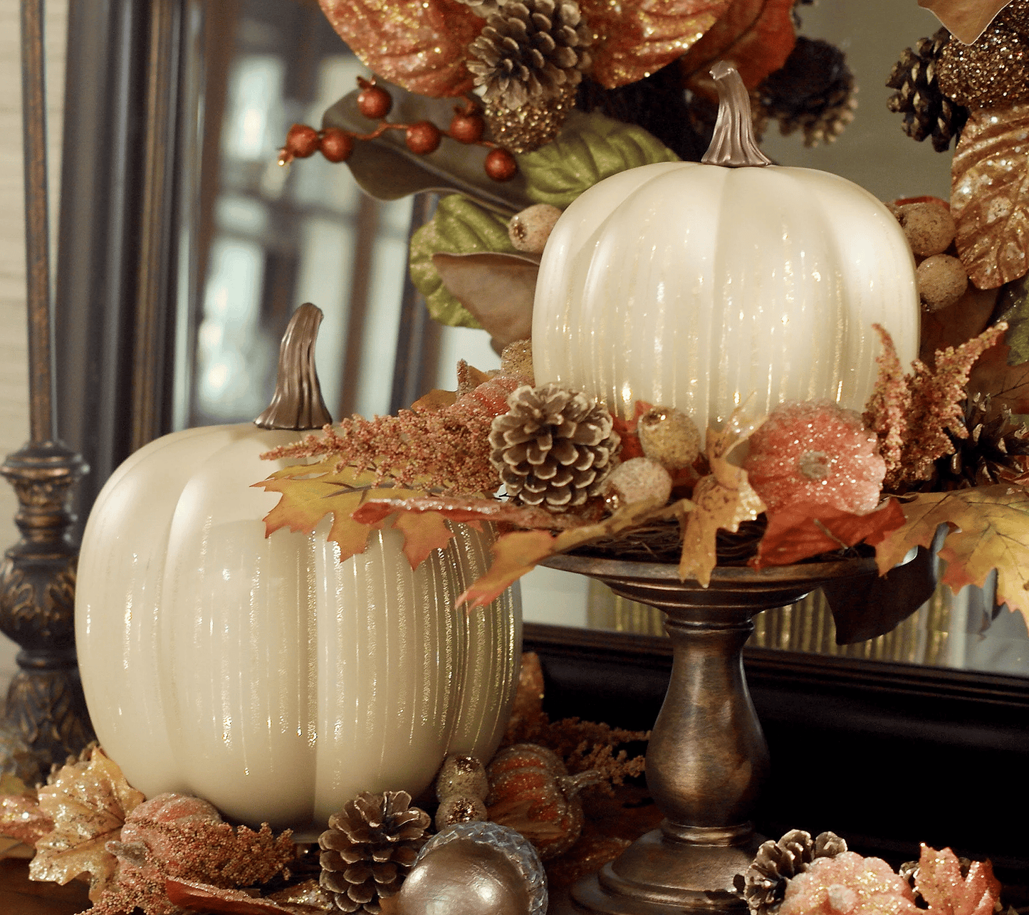 🔥Summer Hot Sale 49% OFF👍🏻 Valerie Glowing Starry Night Pumpkin