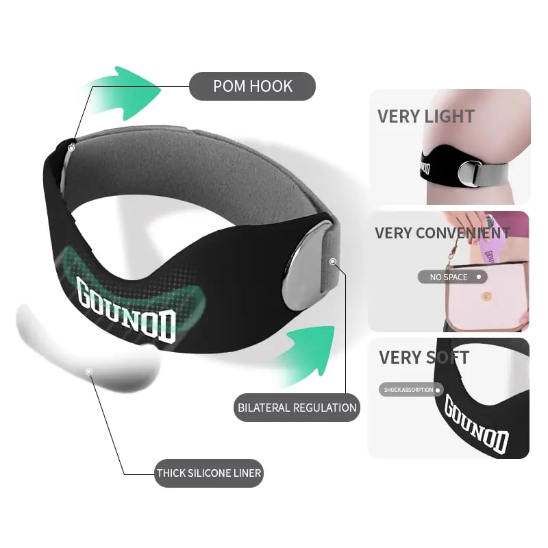 πββοΈ Silicone Knee Strap β Patella Pain Relief